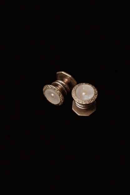 1920s Double Faced Mismatched Snap Cufflinks