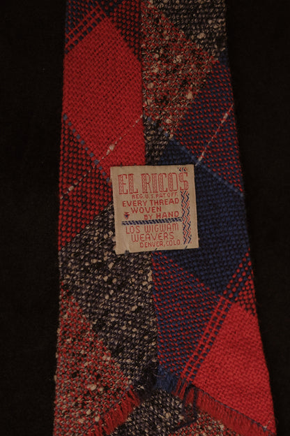 Hand Woven Native American Tie By El Ricos Weavers