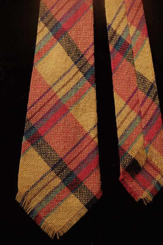 Hand Woven Native American Tie By Tewa Weavers