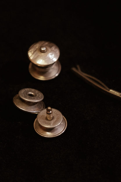 Rare Western Snap Cufflinks & Collar Bar Set