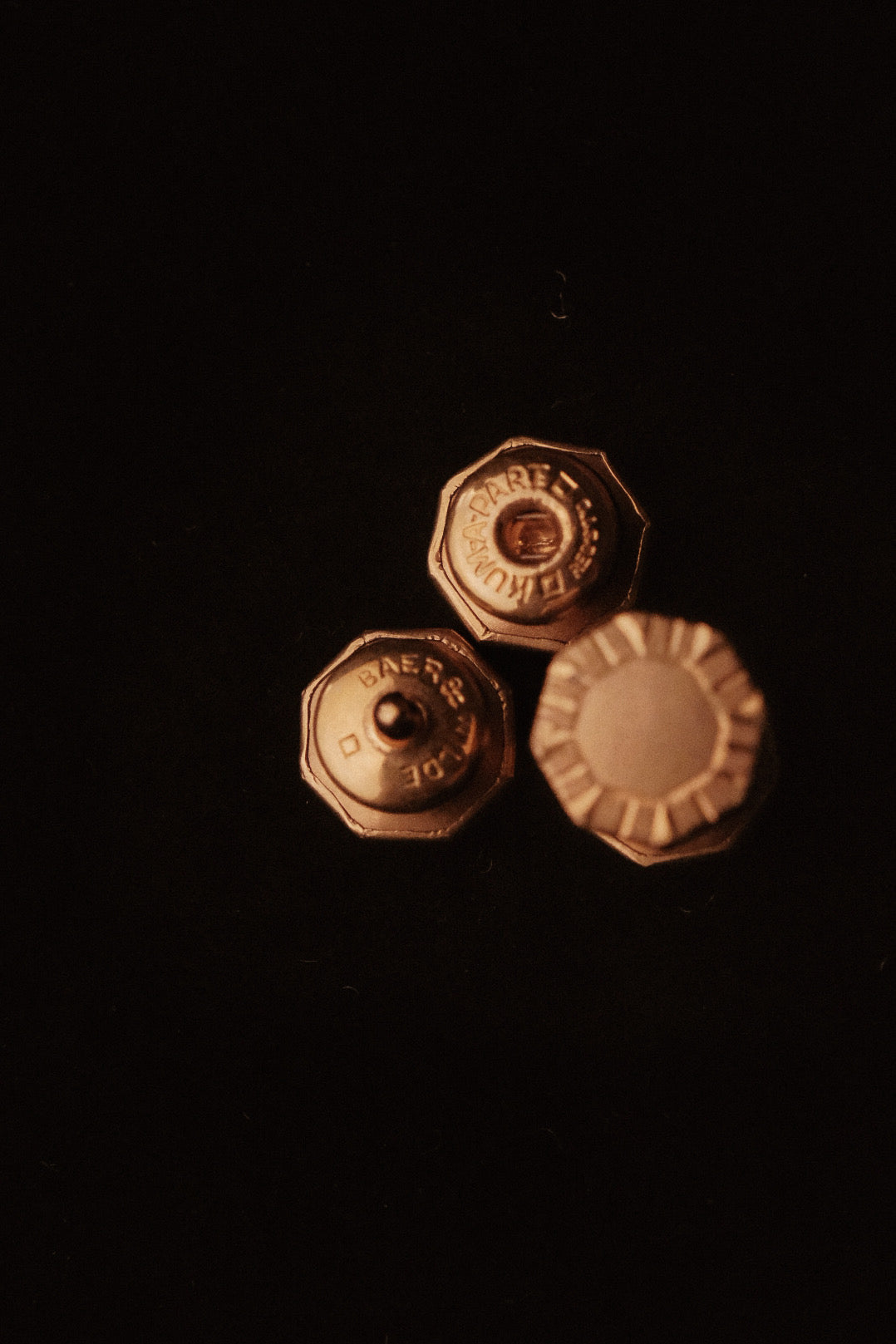 1920s Sun Burst Snap Cufflinks By Baer & Wilde