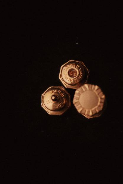 1920s Sun Burst Snap Cufflinks By Baer & Wilde
